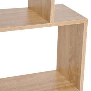 BAKAJI  Μοντέρνα Σχεδίαση Βιβλιοθήκης Ράφι 6 Επιπέδων 190x80x24cm Σ...