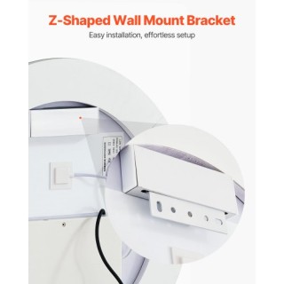 VEVOR Καθρέφτης Μπάνιου LED με 3 Χρώματα και Αντιθαμβωτική Λειτουργ... VEVOR Καθρέφτης Μπάνιου LED με 3 Χρώματα και Αντιθαμβωτική Λειτουργ...