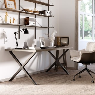 Σετ Ατσάλινα Πόδια Τραπεζιού Σχήματος X 80 x 4 x 72 cm 2 τμχ HOMCOM...