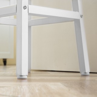 HOMCOM Σετ 2 σκαμπό κουζίνας από μοριοσανίδα και ατσάλι με λεία κορ... HOMCOM Σετ 2 σκαμπό κουζίνας από μοριοσανίδα και ατσάλι με λεία κορ...