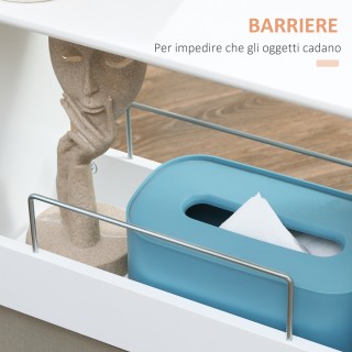 Τρόλεϊ εξοικονόμησης χώρου πολλαπλών χρήσεων Kleankin από ξύλο MDF ... Τρόλεϊ εξοικονόμησης χώρου πολλαπλών χρήσεων Kleankin από ξύλο MDF ...