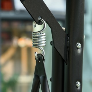 Outsunny Τριθέσιος Κήπος ή Μπαλκόνι με Στέγη και 2 Τραπέζια 271 x 1... Outsunny Τριθέσιος Κήπος ή Μπαλκόνι με Στέγη και 2 Τραπέζια 271 x 1...