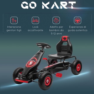 HOMCOM Pedal Go Kart για παιδιά από 5-12 ετών με ρυθμιζόμενο κάθισμ... HOMCOM Pedal Go Kart για παιδιά από 5-12 ετών με ρυθμιζόμενο κάθισμ...