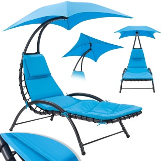 BAKAJI Ξαπλώστρα Ξαπλώματος με Ομπρέλα Παραλίας Αιώρα Κήπου από Ατσ... BAKAJI Ξαπλώστρα Ξαπλώματος με Ομπρέλα Παραλίας Αιώρα Κήπου από Ατσ...