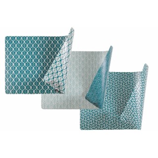 Villa DEste  Σετ 6 τμχ Διπλής Όψης Σουπλά Bali Leaf 5906897