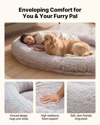 VEVOR Κρεβάτι Σκύλου για Ανθρώπους, Ορθοπεδικό Memory Foam, 1760 x ... VEVOR Κρεβάτι Σκύλου για Ανθρώπους, Ορθοπεδικό Memory Foam, 1760 x ...