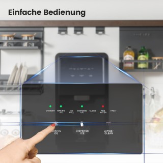 Costway Αυτόματος Παραγωγός Παγάκια Nugget με Δυνατότητα Αυτοκαθαρ... Costway Αυτόματος Παραγωγός Παγάκια Nugget με Δυνατότητα Αυτοκαθαρ...