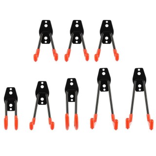 BAKAJI  Σετ 8 Τεμάχια Επαγγελματικοί Γάντζοι για Εργαλεία Γκαράζ Στ...