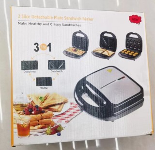 Verk Group Πολυχρηστική Τοστιέρα 3 σε 1 με Αποσπώμενες Πλάκες – Ιδα...