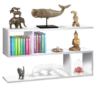 BAKAJI Μοντέρνα Σχεδίαση Βιβλιοθήκης Χαμηλή Ράφι 5 Ράφια 80x20x50c... BAKAJI Μοντέρνα Σχεδίαση Βιβλιοθήκης Χαμηλή Ράφι 5 Ράφια 80x20x50c...