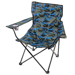 Galileo Καρέκλα pescatore camouflage από ανθρακοχάλυβα με κάθισμα α...