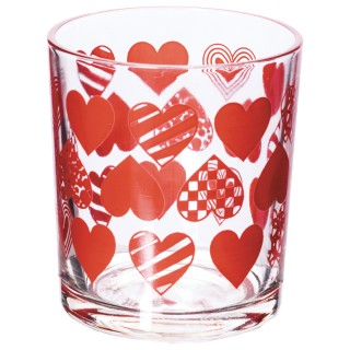 Galileo Σετ 6 ποτήρια νερού από γυαλί 270 ml Cuori 5910620