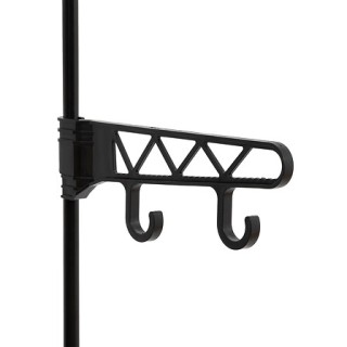 Κρεμάστρα Ρούχων με Ράφια 86 x 44 x 160 cm Μαύρο 205587 5Five Simpl...