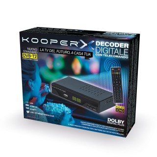 Kooper Κωδικοποιητής HD DVB-T2 HEVC H.265 με Dolby Digital Plus Koo...