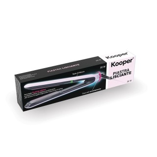 Kooper Ισιωτική συσκευή μαλλιών 35 W σε πολυαμίδιο με κεραμικές πλά... Kooper Ισιωτική συσκευή μαλλιών 35 W σε πολυαμίδιο με κεραμικές πλά...