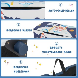 Costway Παιδικό Κουτί Αποθήκευσης Παιχνιδιών με Μαξιλάρι και Χαριτ... Costway Παιδικό Κουτί Αποθήκευσης Παιχνιδιών με Μαξιλάρι και Χαριτ...