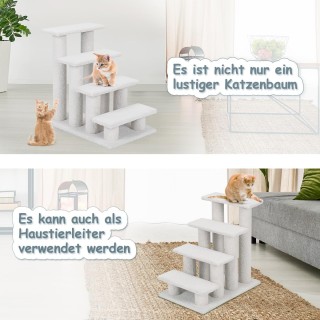 Costway Δέντρο Γάτας από Υψηλής Ποιότητας Μοριοσανίδα με Μαλακό Κασ...