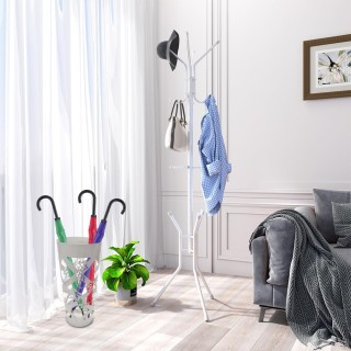 BAKAJI Λευκή Ομπρελοθήκη για Είσοδο με Λουλουδάτο Σχέδιο Ομπρελοθή... BAKAJI Λευκή Ομπρελοθήκη για Είσοδο με Λουλουδάτο Σχέδιο Ομπρελοθή...