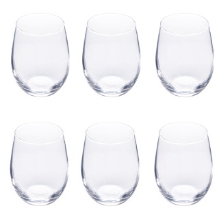 Galileo Σετ 6 ποτήρια νερού 550 ml από κλασικό σχέδιο γυαλιού Luce ...
