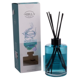 Galileo Διαχυτής αρώματος χώρου 250 ml σε γυαλί με 6 πολυεστερικά σ...