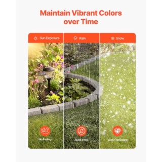 VEVOR Πλαστικό Περίγραμμα Κήπου Ανθεκτικό στο Ξεθώριασμα RZSPZXCCMH... VEVOR Πλαστικό Περίγραμμα Κήπου Ανθεκτικό στο Ξεθώριασμα RZSPZXCCMH...