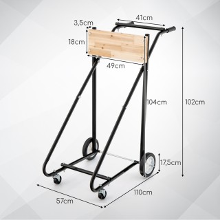 Costway Ροδάκια Στήριξης Εξωλέμβιου Κινητήρα 150 KG TL35684 Costway Ροδάκια Στήριξης Εξωλέμβιου Κινητήρα 150 KG TL35684