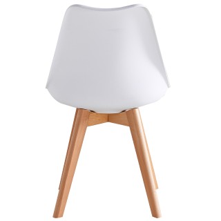 Shally Dogan  Σετ 4 Καρέκλες Τραπεζαρίας Λευκές Πολυθρόνα Γραφείου ...