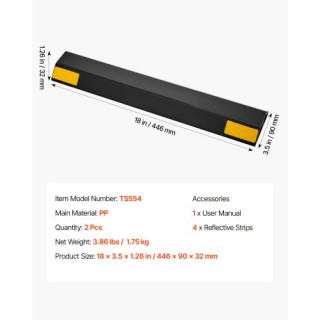 VEVOR Σετ 2 Βαρέων Καθηκόντων Στόπ Στάθμευσης με Ανακλαστικές Λωρίδ... VEVOR Σετ 2 Βαρέων Καθηκόντων Στόπ Στάθμευσης με Ανακλαστικές Λωρίδ...