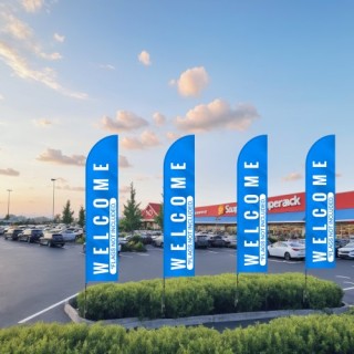 Σετ Κονταριών Σημαίας VEVOR 4τμχ 16.3 ft με Πάσσαλους Εδάφους  QGYM...