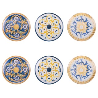 Villa DEste Σετ 6 τμχ Πιατέλα φρούτων από πορσελάνη Σικελία 5918545 Villa DEste Σετ 6 τμχ Πιατέλα φρούτων από πορσελάνη Σικελία 5918545