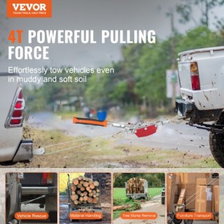 VEVOR Βαρούλκο Χειρός 4 Τόνων με 3 Γάντζους 8818 lbs Heavy Duty GSS... VEVOR Βαρούλκο Χειρός 4 Τόνων με 3 Γάντζους 8818 lbs Heavy Duty GSS...