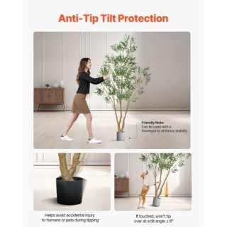 VEVOR 240εκ Τεχνητή Ελιά με Γλάστρα για Χώρους Σπιτιού/Γραφείου RZS... VEVOR 240εκ Τεχνητή Ελιά με Γλάστρα για Χώρους Σπιτιού/Γραφείου RZS...