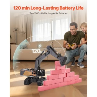 VEVOR Τηλεκατευθυνόμενο Εκσκαφέας 22 Καναλιών 1:14 Κλίμακα RC Digge... VEVOR Τηλεκατευθυνόμενο Εκσκαφέας 22 Καναλιών 1:14 Κλίμακα RC Digge...