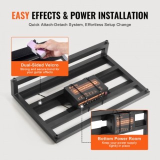 Πεταλιέρα Κιθάρας VEVOR 20 x 11 Αλουμινίου με Τσάντα Μεταφοράς  BDD...