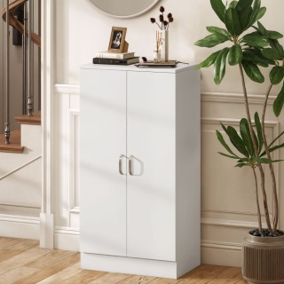 HOMCOM Ντουλάπα Παπουτσιών με 6 Ρυθμιζόμενα Ράφια σε Λευκό Ξύλο, 55... HOMCOM Ντουλάπα Παπουτσιών με 6 Ρυθμιζόμενα Ράφια σε Λευκό Ξύλο, 55...