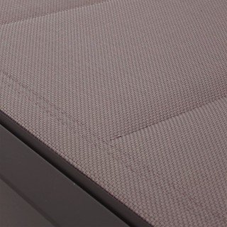 BAKAJI Πτυσσόμενη Ξαπλώστρα Κήπου με Ρόδες, 200x102x65 εκ  Χρώμα Γκ...