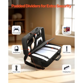 VEVOR Θήκη Μεταφοράς PS5 Slim EVA PS5YSBQBYBPS0MVQB001V0