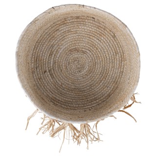 Villa DEste  Σετ από 2 φυσικά καλάθια με φούντες Natural 5922761