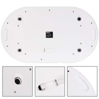 BAKAJI  Ζυγαριά Βρεφών Ψηφιακή Οθόνη LCD Ζυγαριά Νεογνών 20KG Λευκό...