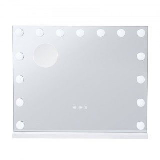 VEVOR  Καθρέφτης Μακιγιάζ Hollywood με Φώτα και USB 22.8x18.1 ιντσώ...