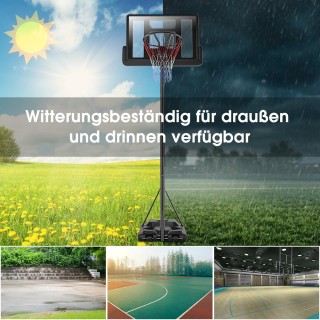 Costway  Ρυθμιζόμενη και Ανθεκτική Μπασκέτα για Όλη την Οικογένεια ...