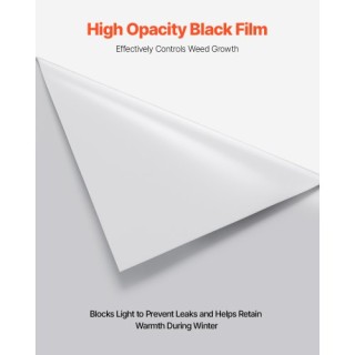 VEVOR Ρολό Πλαστικού 8Mil 6.5 x 164 FT Βαρέως Τύπου Πολυαιθυλένιο Γ...