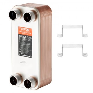 Εναλλάκτης Θερμότητας VEVOR 30 Πλακών 5x12 Ανοξείδωτος Χάλυβας 316L... Εναλλάκτης Θερμότητας VEVOR 30 Πλακών 5x12 Ανοξείδωτος Χάλυβας 316L...