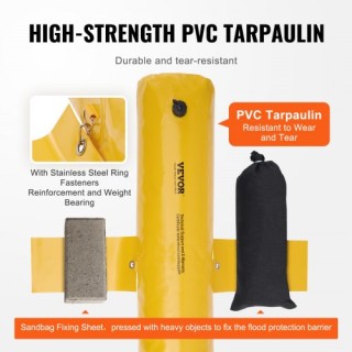 VEVOR Αντιπλημμυρικά Φράγματα 4τμχ, Εναλλακτική Σακoύλα Άμμου (4FTx... VEVOR Αντιπλημμυρικά Φράγματα 4τμχ, Εναλλακτική Σακoύλα Άμμου (4FTx...