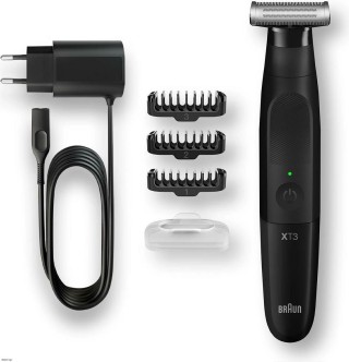Επαναφορτιζόμενη Κουρευτική Μηχανή Μαύρη Braun XT3100 Επαναφορτιζόμενη Κουρευτική Μηχανή Μαύρη Braun XT3100