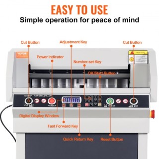 VEVOR Ηλεκτρική Κοπτική Μηχανή 450mm Γραφείου DDQZJEKDD450843OA001V2 VEVOR Ηλεκτρική Κοπτική Μηχανή 450mm Γραφείου DDQZJEKDD450843OA001V2