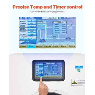 VEVOR Λευκός Καταψύκτης Ξήρανσης 4 Επιπέδων για Φρούτα & Λαχανικά S... VEVOR Λευκός Καταψύκτης Ξήρανσης 4 Επιπέδων για Φρούτα & Λαχανικά S...