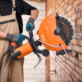 VEVOR  Ηλεκτρικό Πριόνι Σκυροδέματος 14 με Αντλία Νερού και Λεπίδα ...