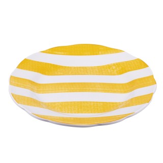 Villa DEste  Σετ 6 τμχ  Πιατέλα φρούτων από πορσελάνη με κυματοειδέ...