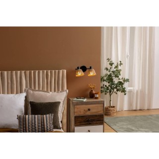 Atmosphera Δίφωτο Φωτιστικό Τοίχου/Οροφής Myha με Σχοινί 28 x 15 x ...